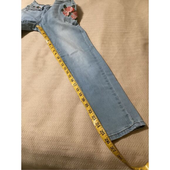 Angel Kiss Embroidered Skinny Jeans Size 1 - Picture 5 of 10